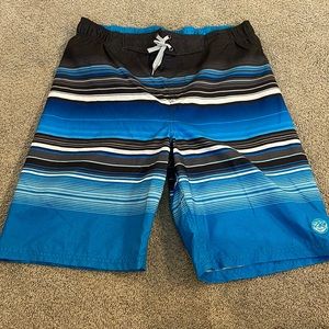 Zero xposur blue swim shorts size xl 18/20